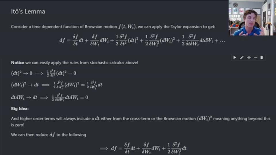 伊滕引理:由傳統微積分到隨機微積分的修正項|Quant Math 第 1 講筆記